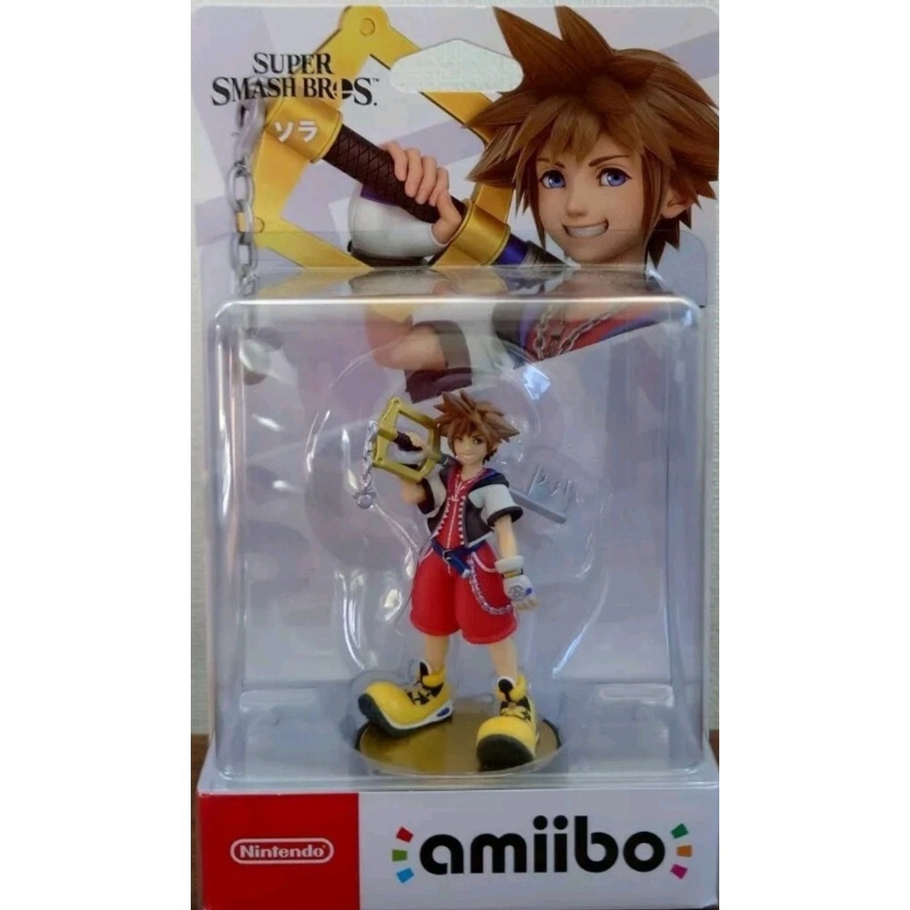 Amiibo - Sora Kingdom Hearts‎ Super Smash Bros Series Nintendo New JAPAN VERSION